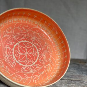 Velká mísa, Sgraffito in Orange