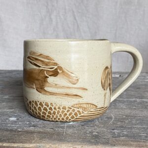 Keramický hrnek, Když zajíc pádí